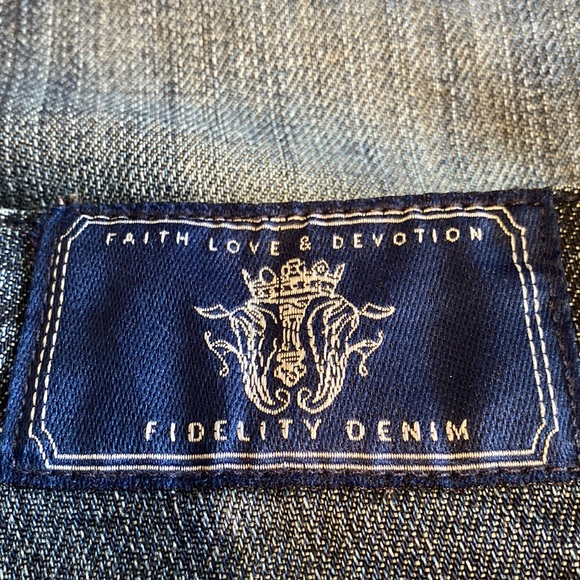 Fidelity bella donna mid rise boot cut Alloy Jet wash US made Japanese denim - Picture 9 of 15